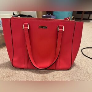 Kate Spade Poppy (Vibrant Pink) Tote Bag